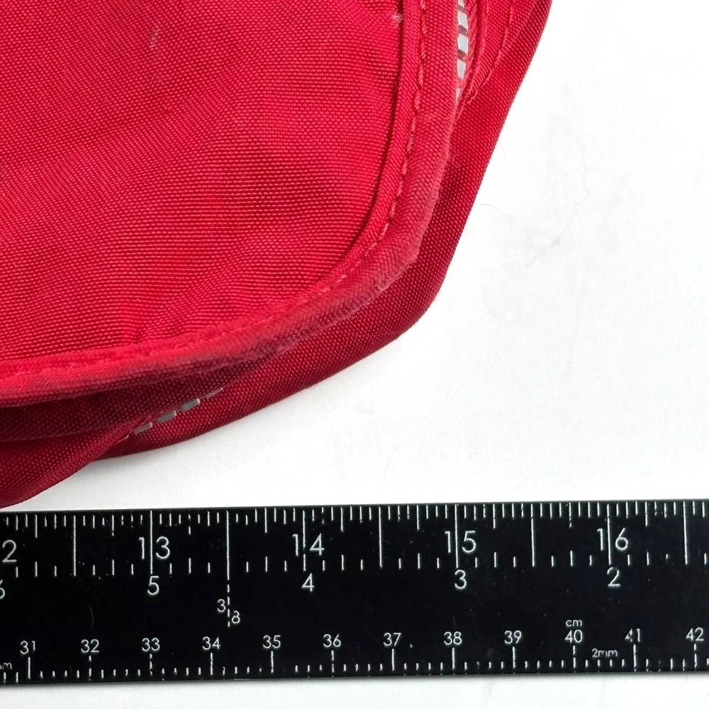 Kipling Madhouse Messenger‎ Bag Unisex Large Red Expandable Nylon Crossbody Y2K